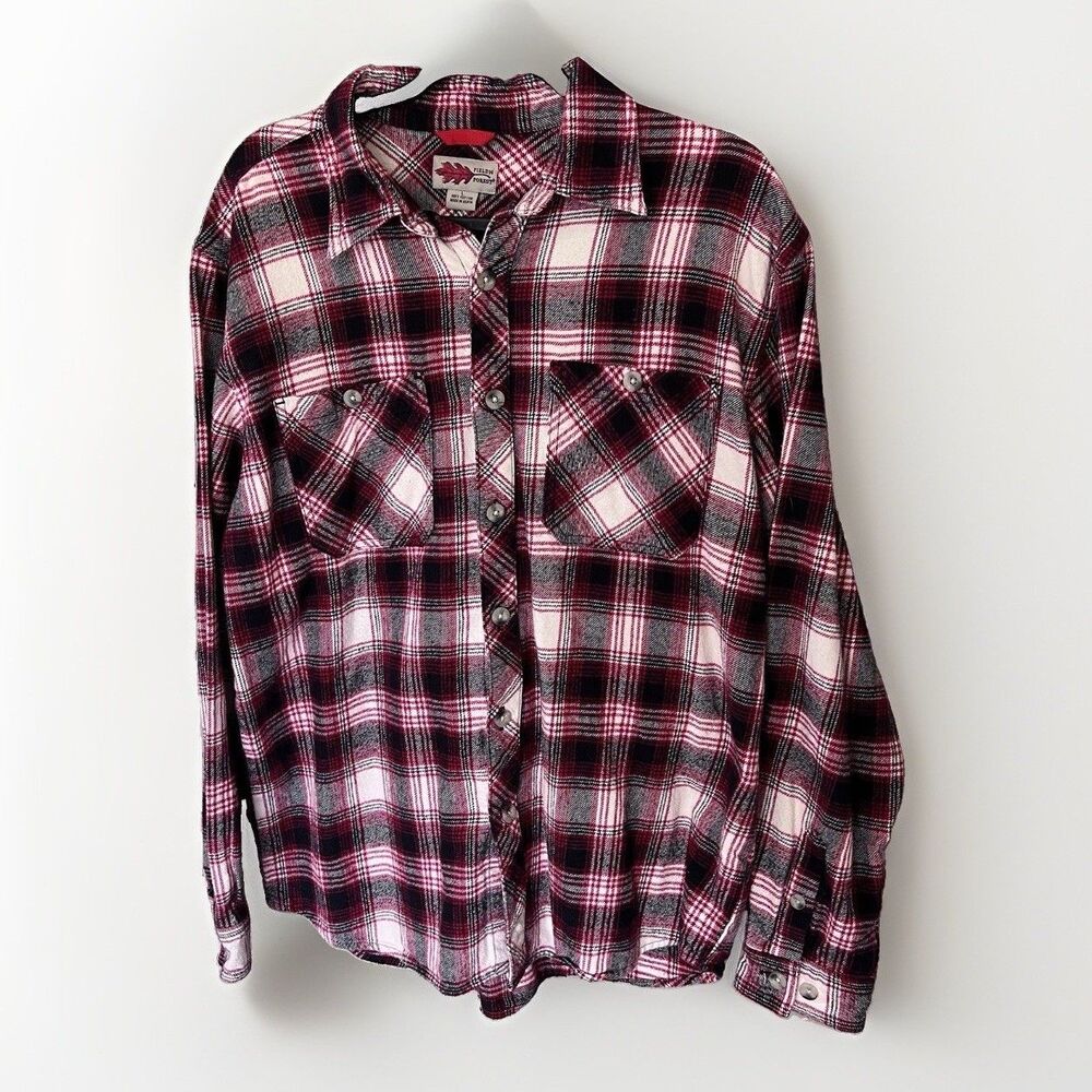 Field N Forest plaid button down  flannel mens Large outdoor western